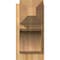 Ekena Millwork Legacy Craftsman Rough Sawn Outlooker, Western Red Cedar, 8"W x 16"D x 16"H OUT08X16X16LEC04RWR - alternate 2